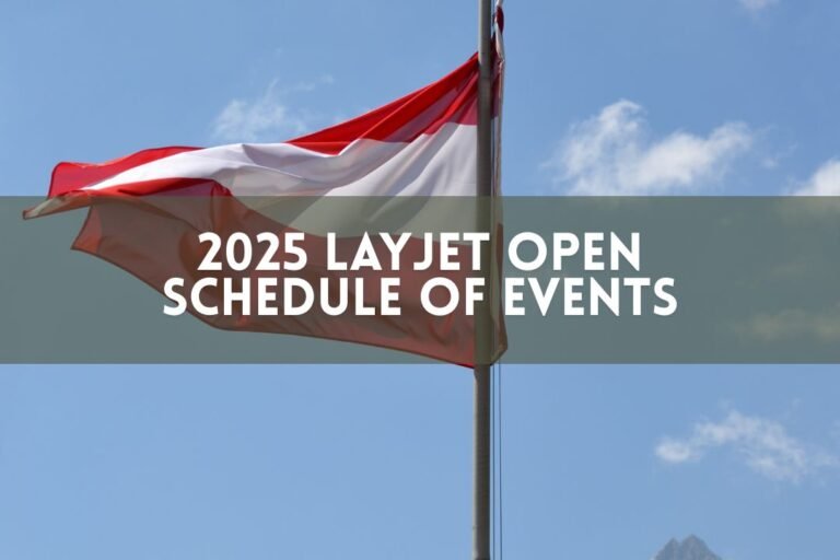 2025 Layjet Open – Schedule of Events