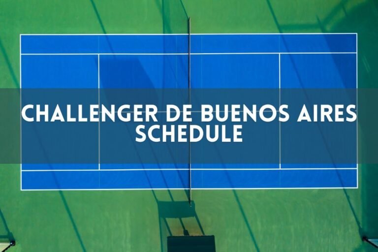 Challenger de Buenos Aires Schedule