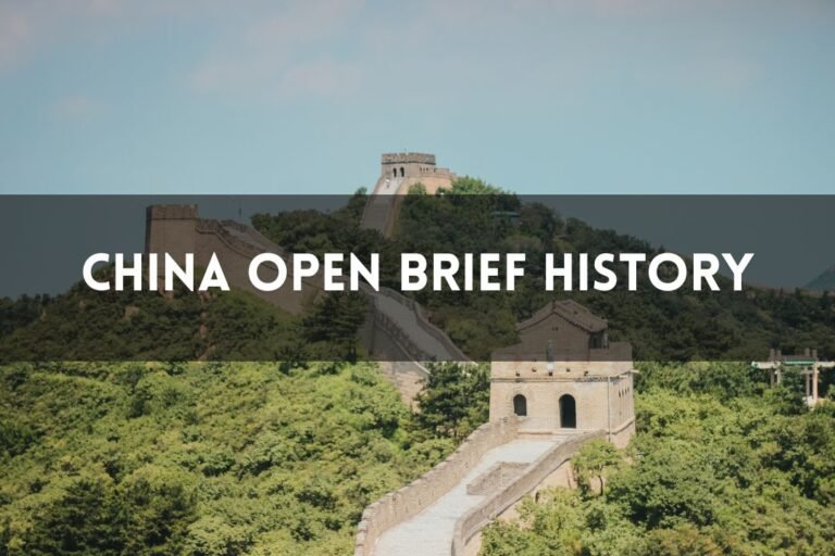 China Open Brief History