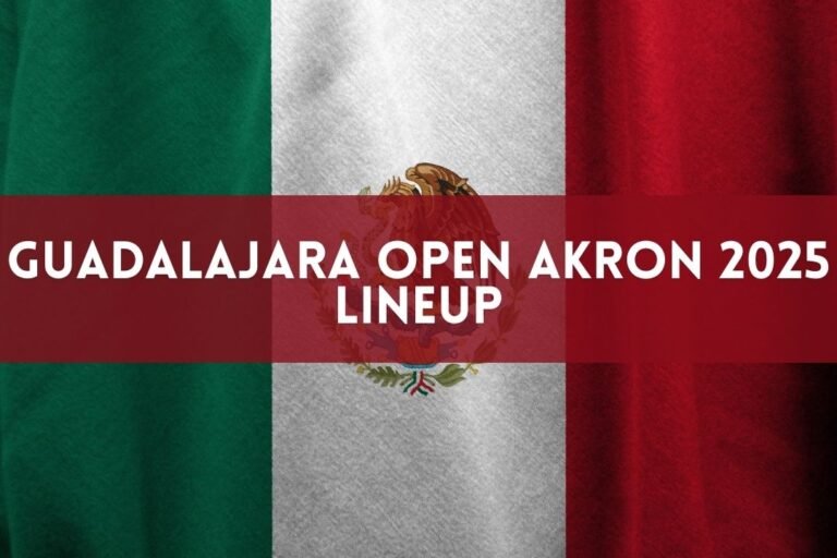 Guadalajara Open Akron 2025 Lineup