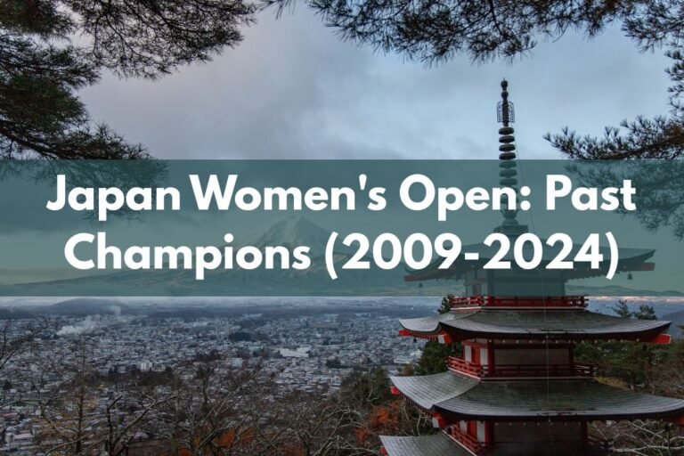 Japan Women's Open: Past Champions (2009-2024)
