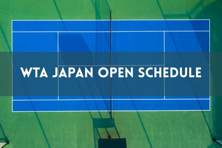 WTA Japan Open Schedule