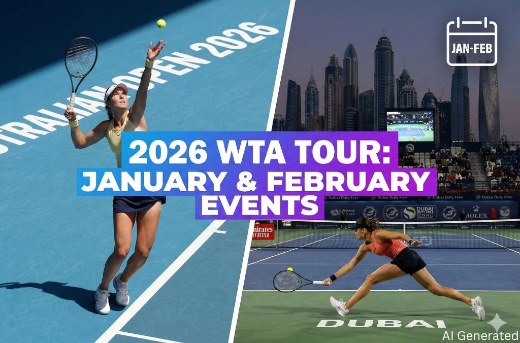 2026 WTA Tour: Events in January and February - Tennis Tour Calendar