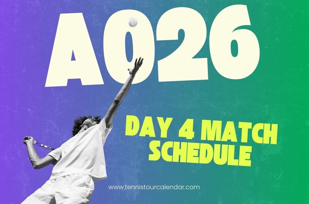 Australian Open 2026: Day 4 Schedule & Match Highlights (Jan 21st)