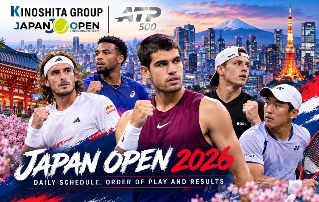 2026 ATP Japan Open Daily Schedule, Order of Play and Results