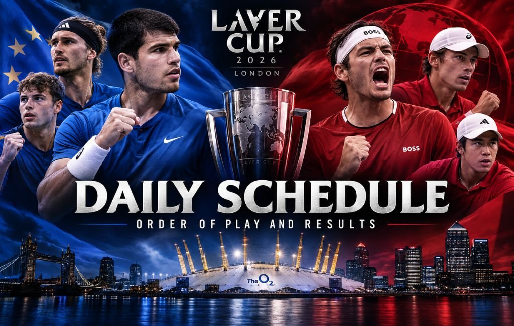 2026 Laver Cup Daily Schedule, Order of Play and Results